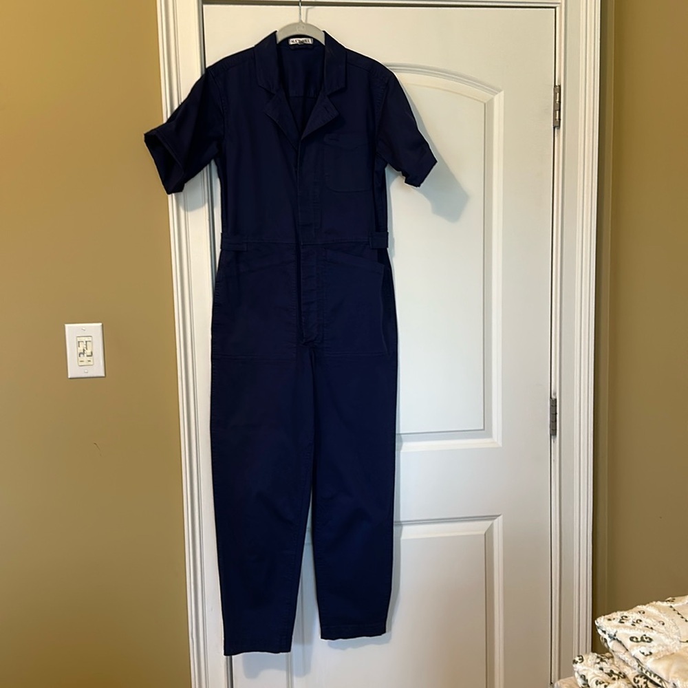 Alex Mill Utility Jumpsuit Cotton Stretch Streetwear Workwear Small Urban